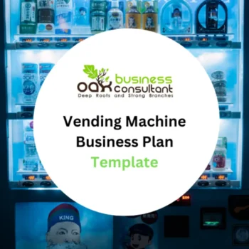 Vending Machine Business Plan Template - Product Image