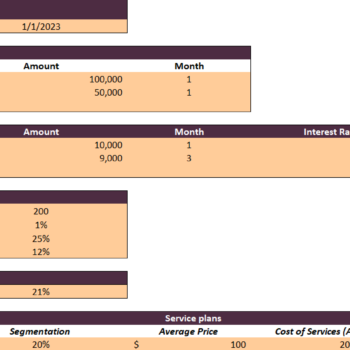 Drug Rehab Excel Financial Model Template-Input