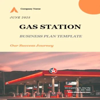 Gas Station Business Plan - Title Page