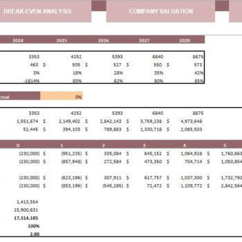 Orthopedic Center Excel Financial Model Template - Sensitivity Analysis