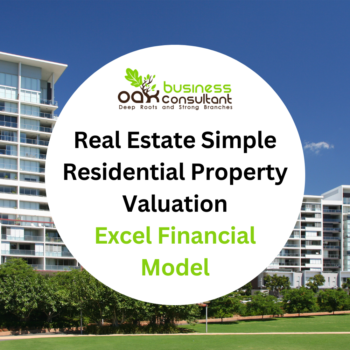 Real Estate Simple Residential Property Valuation Excel Financial Model