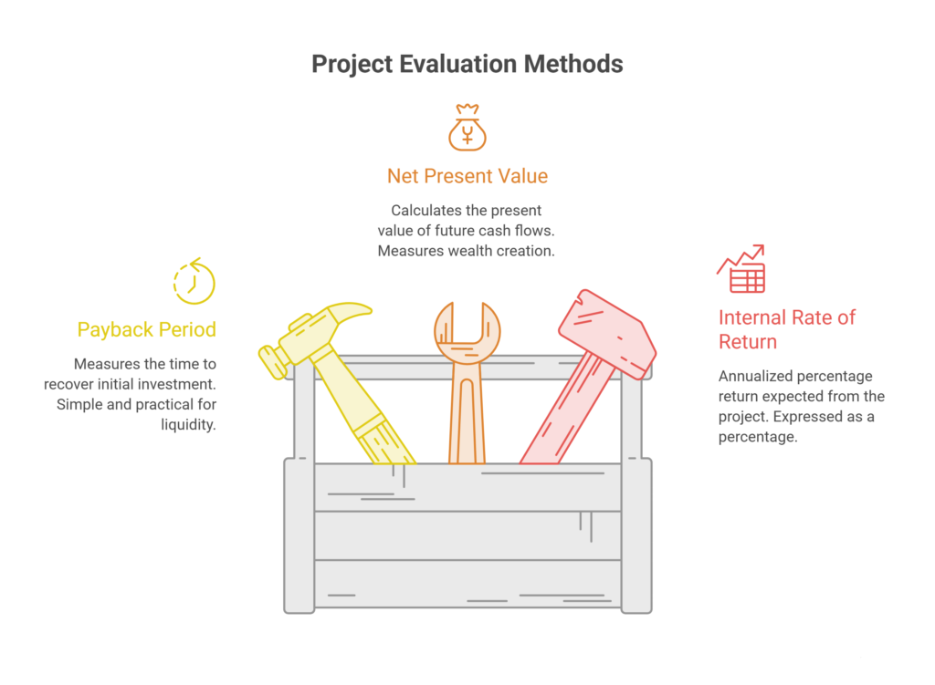 The Three Core Project Evaluation Methods