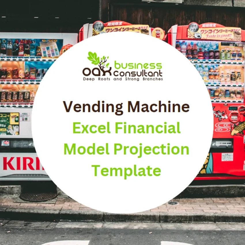 Vending Machne Excel Financial Model - Product Image