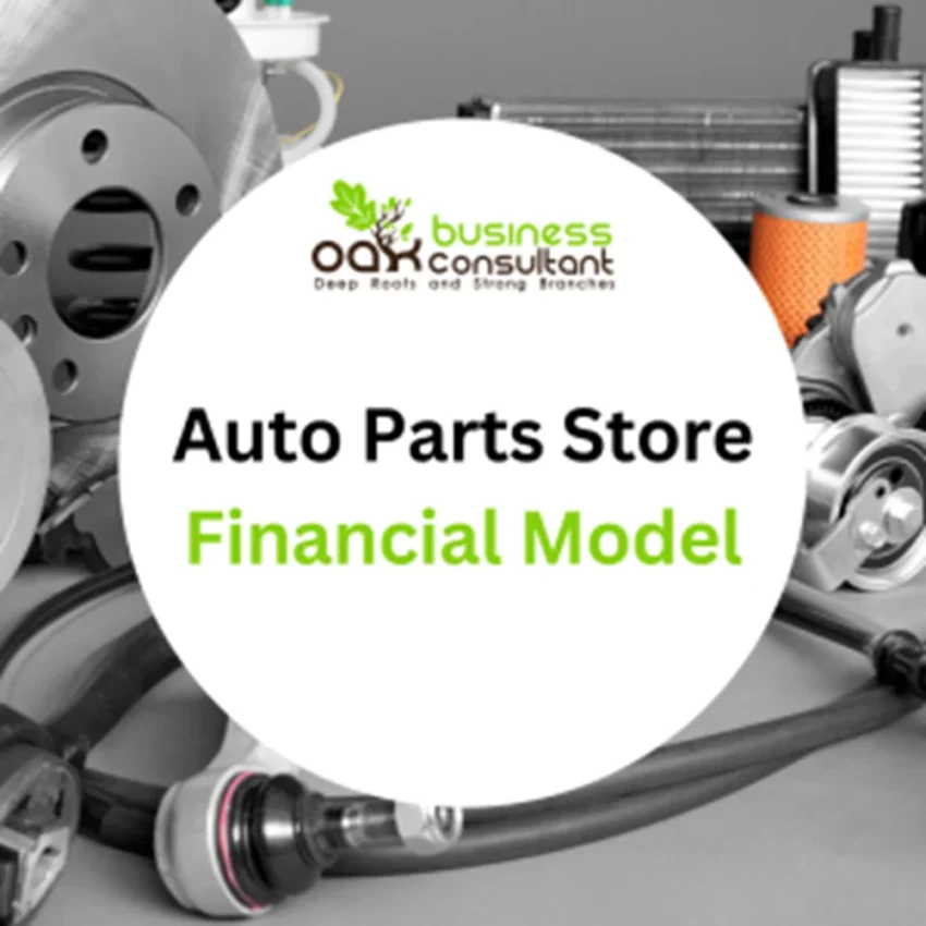 Auto Parts Excel Financial Model- Product Image