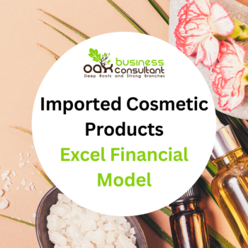 Imported Cosmetic Products Excel Financial Model