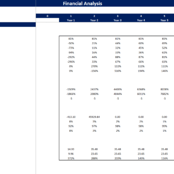 Soccer Club Financial Model Template - Financial Ratios