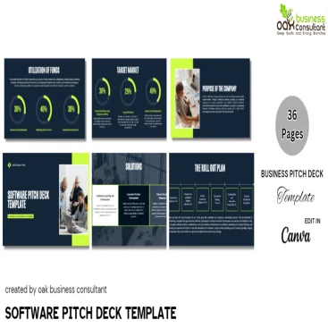 Software Pitch Deck Template - Company Summary - FI