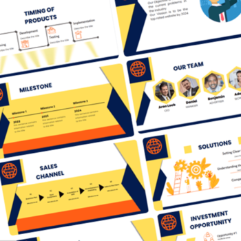 Website Pitch Deck Template