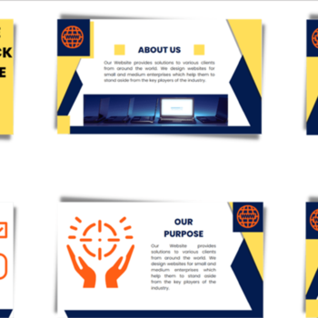 Website Pitch Deck Template