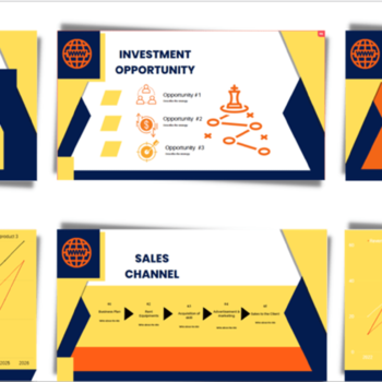 Website Pitch Deck Template