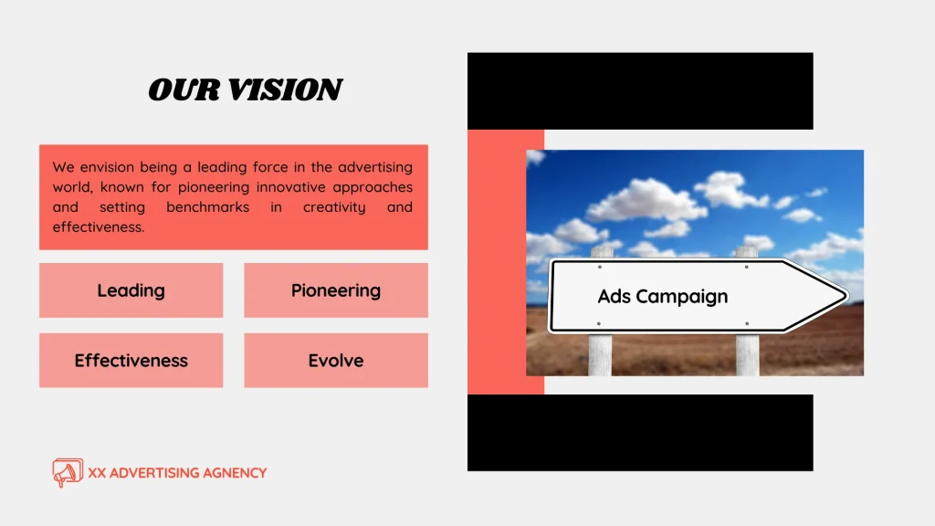 Advertising Pitch Deck Template - Vision