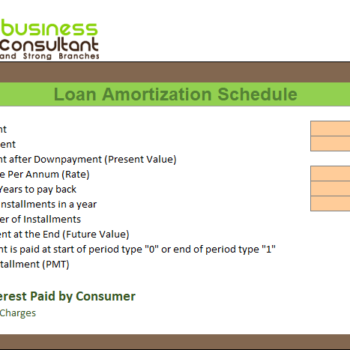 Loan-Amortization-Schedule Free Template