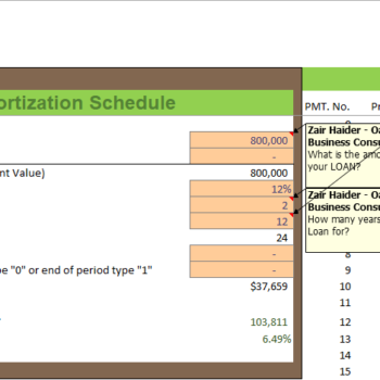 Loan-Amortization-Schedule Free Template