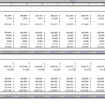 DryCleaning Excel Financial Model Template - Image 2