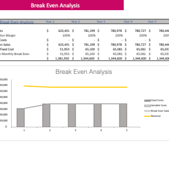 DryCleaning Excel Financial Model Template - Image 3