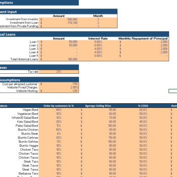 Chipotle Mexican Grills Financial Model Template