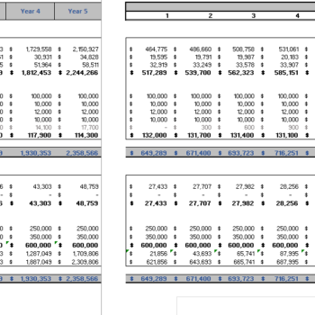 Farming Excel Financial Model