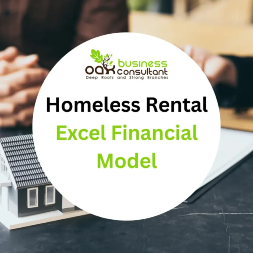 Homeless Rental Excel Financial Model Template - Product Image