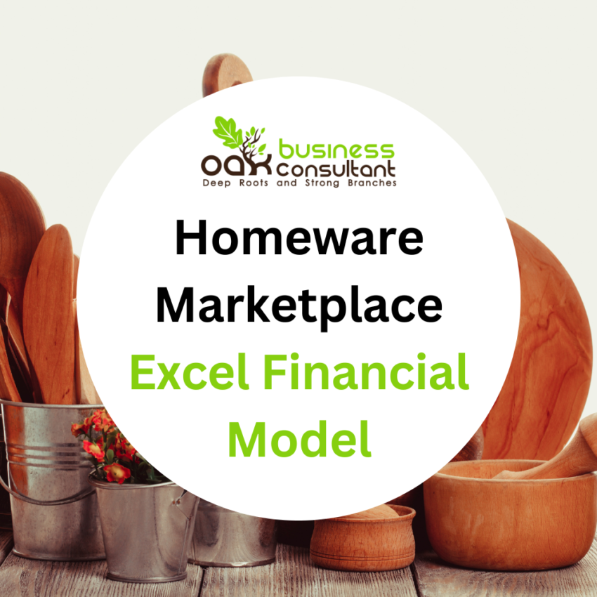 Homeware Marketplace Excel Financial Model