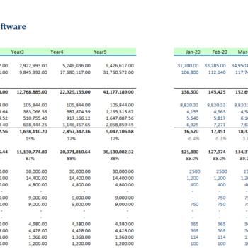 Small Business CRM Software Excel Financial Model