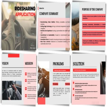 Ridesharing App Pitch Deck - Vision - FI