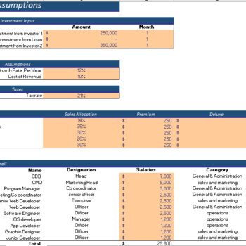 Website Designing Financial Model - Image 2