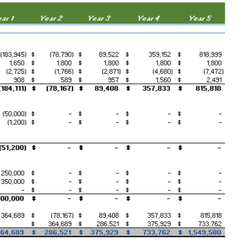 Website Designing Financial Model - Image 9