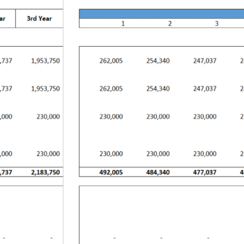 E-Mail Management Software Excel Financial Model