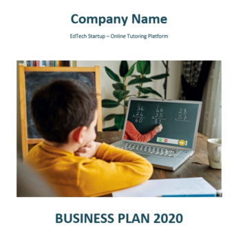 Online School Business Plan_cover_page