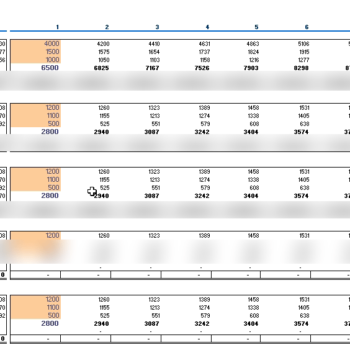 Virtual Classroom Excel Financial Model