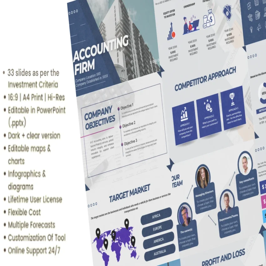 Accounting Firm Pitch Deck Template - Feature Image Mission