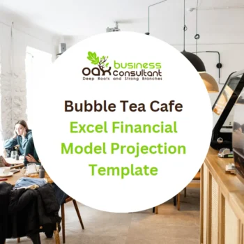 Bubble Tea Cafe Excel Financial Model - Product Image