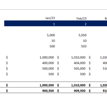 Money-Transfer Gas Station Excel Financial Model Template-Revenue Analysis (2)