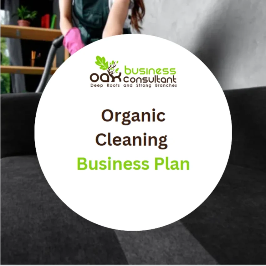 Organic Cleaning Business Plan - Product Image