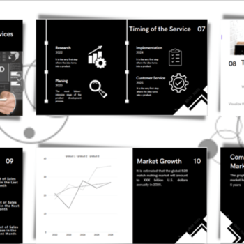 B2B Match Making Pitch Deck Template