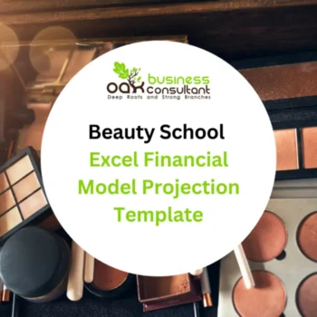 Beauty School Excel Financial Model - Product Image