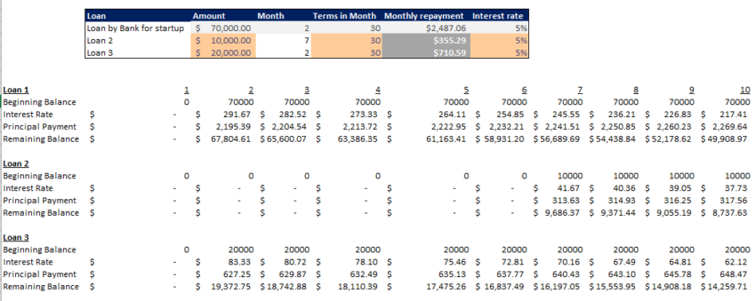 Dog Obedience Financial model