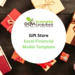 Gift Store Excel Financial Model - Product Image