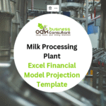 Milk Processing Plant Excel Financial Model - Product Image