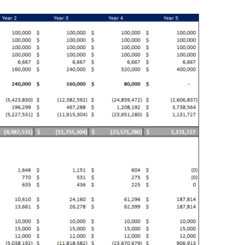 SVOD Advanced Excel Financial Model Template