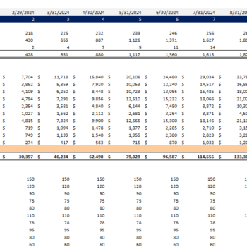 SVOD Advanced Excel Financial Model Template