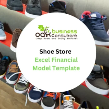 Shoe Store Excel Financial Model - Product Image