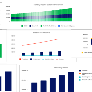 Blockchain Based Software Excel Financial Model