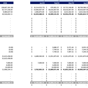 Car Distribution Financial Model