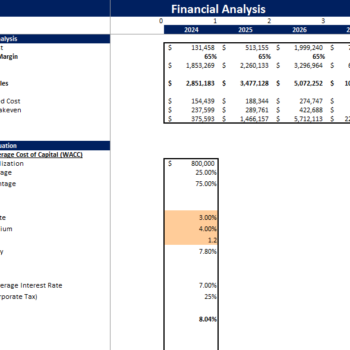 Clothing Brand Financial Model-Breakeven Analysis and Company Valuation