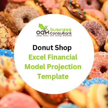 Donut Shop Excel Financial Model - Product Image