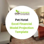 Pet Hotel Excel Financial Model - Product Image