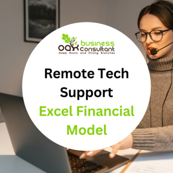 Remote Tech Support Excel Financial Model