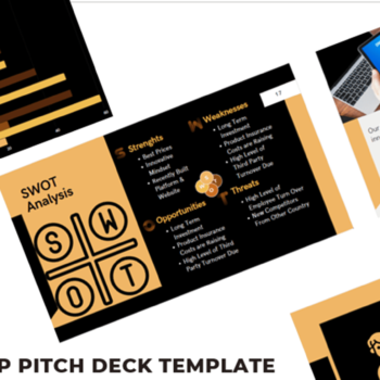 Virtual Queue App Pitch Deck Template