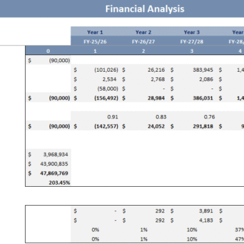 AI Virtual Assistant Financial Model - Company Valuation